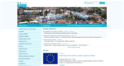 Desktop Screenshot of hospitaljh.cz